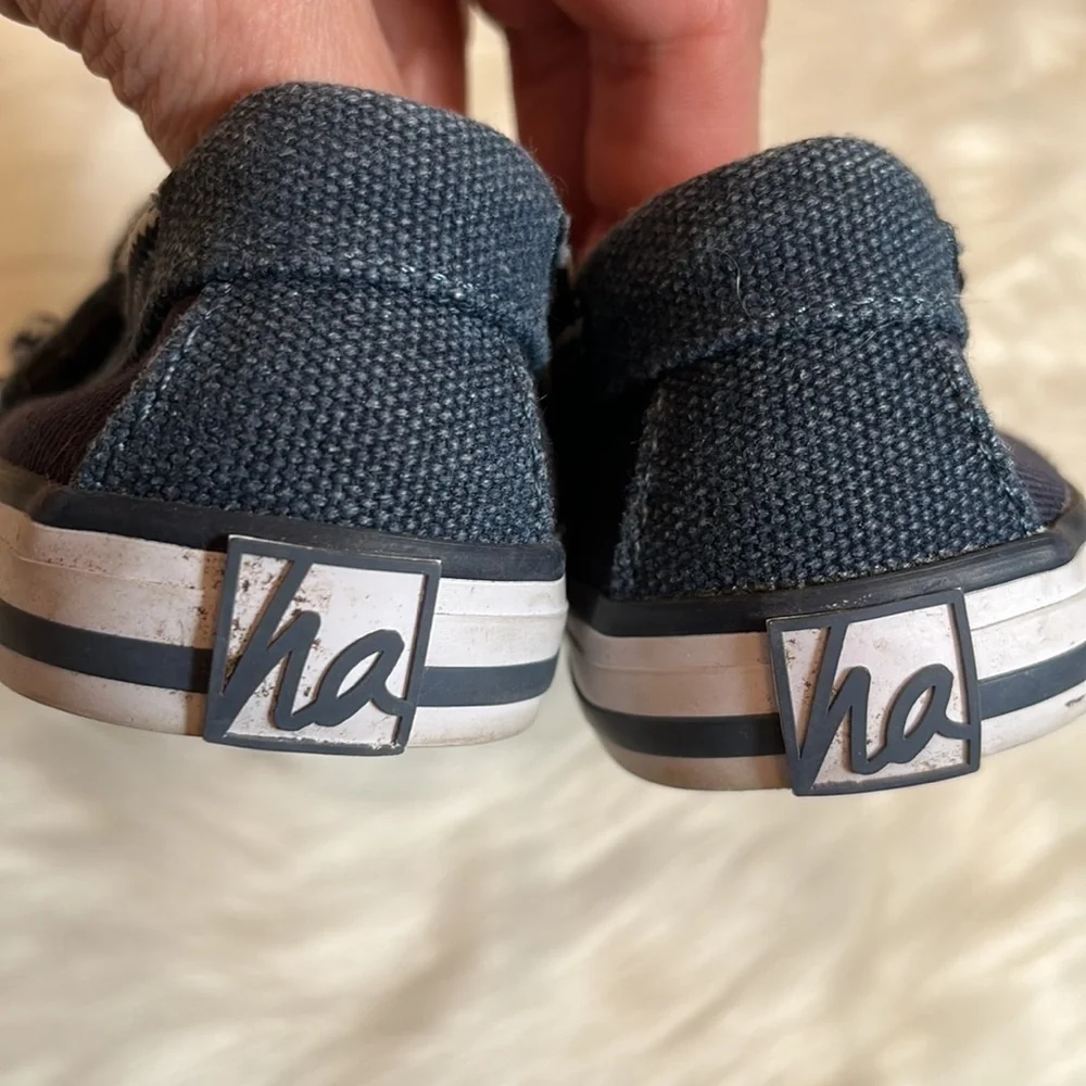 Hanna Andersson Navy Preppy Boat Shoes